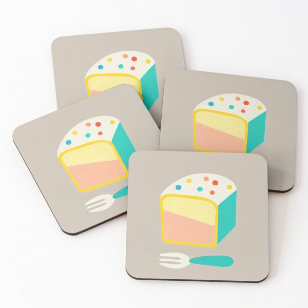 Artikelvorschau, Colorful Pound Cake Pop Art entworfen und verkauft von PinkNomad.
