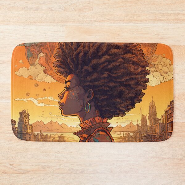 Item preview, Afro-Latina Sunset City designed and sold by MidJourneymen.