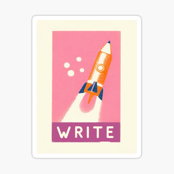 Item preview, Preschool Rocket-Powered Writing Motivation Pencil designed and sold by PinkNomad.