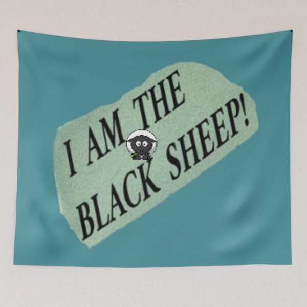 Item preview, I AM THE BLACK SHEEP designed and sold by BlackSheeper.