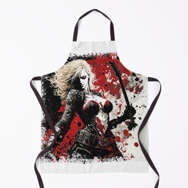 Item preview, ROCKER GIRL LEATHER SUIT SPLASH ELECTRIC GUITAR DESTROYER designed and sold by ogirdorgraphics.