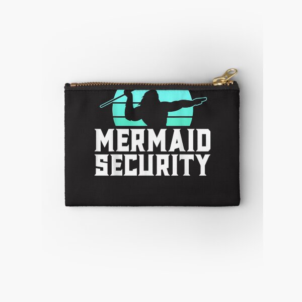 Item preview, Mermaid Security Shirt Mens Boys Swimmer Dad Merdad Trident T-Shirt designed and sold by CamrynFournie.