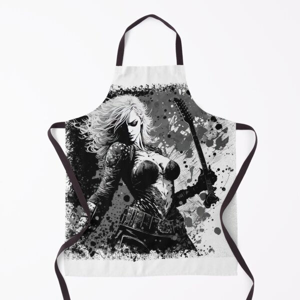 Item preview, ROCKER GIRL LEATHER SUIT SPLASH ELECTRIC GUITAR DESTROYER designed and sold by ogirdorgraphics.