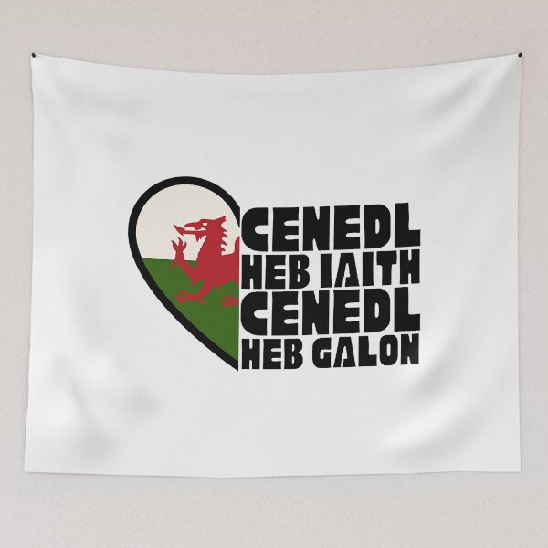 Item preview, Welsh language, Cenedl heb iaith, cenedl heb galon, a nation without a language is a nation without designed and sold by irelandchanell.
