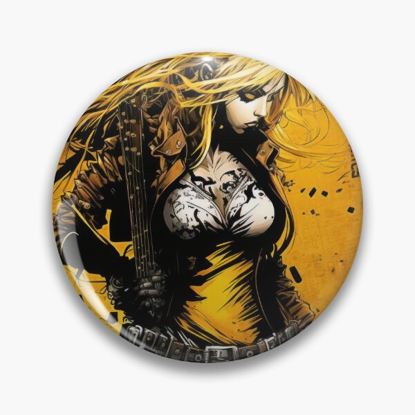 Item preview, ROCKER GIRL LEATHER SUIT SPLASH ELECTRIC GUITAR DESTROYER designed and sold by ogirdorgraphics.