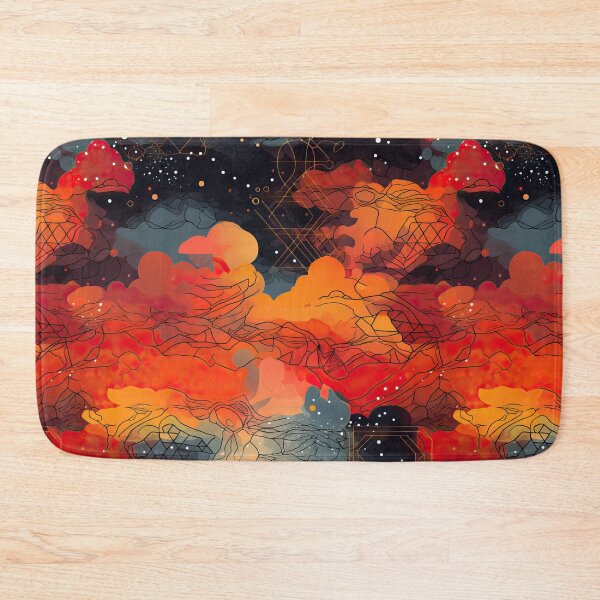 Item preview, Geometric fiery clouds designed and sold by etherElric.