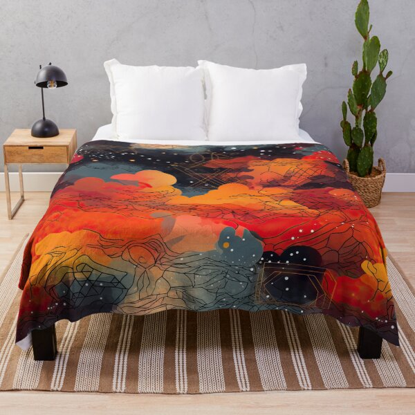 Item preview, Geometric fiery clouds designed and sold by etherElric.