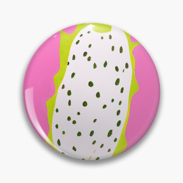 Artikelvorschau, Serene Dragonfruit Pink Fruit Abstract Wall Art entworfen und verkauft von PinkNomad.