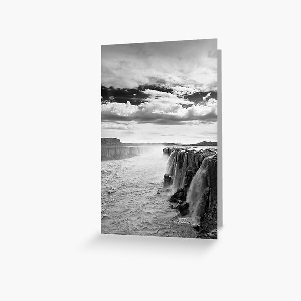 Dettifoss Waterfall in Iceland Greeting Card