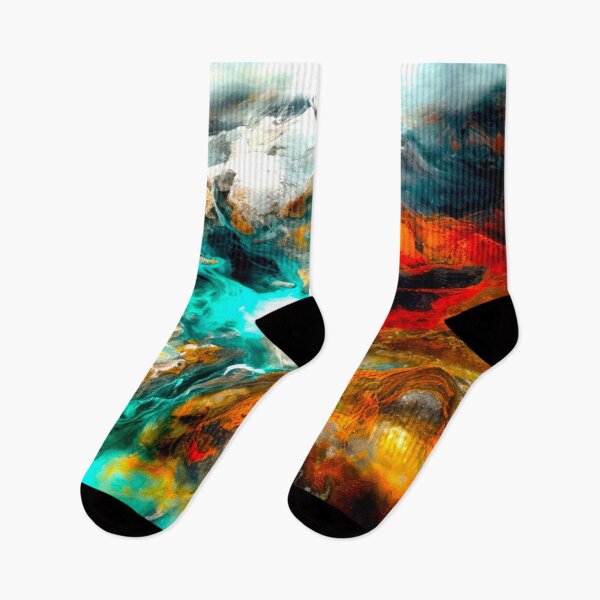 Item preview, Cosmic Inferno – Fiery Abstract Universe designed and sold by Highlandkings.