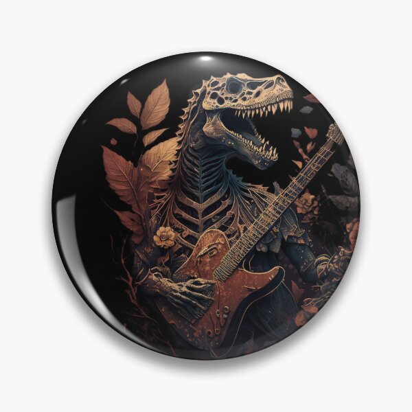 Artikelvorschau, Rock-in-Roll-T-Rex, entworfen und verkauft von Midnight Kadama Studio.