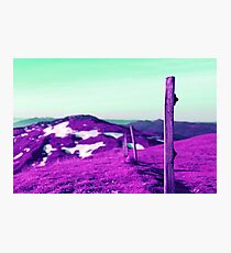 Purple Mountain Photographic Print