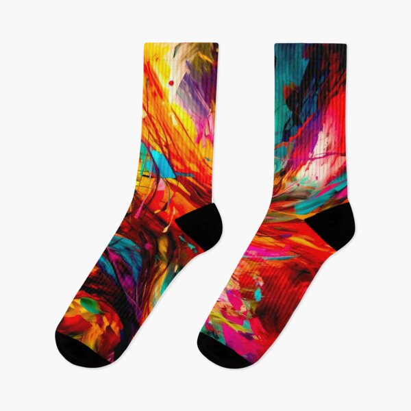 Item preview, Fiery Chaos – Explosive Abstract Expressionism designed and sold by Highlandkings.