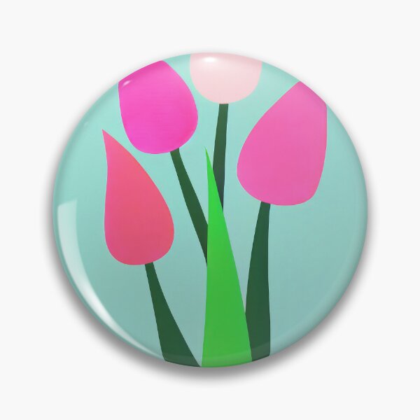 Artikelvorschau, Vibrant Impressionist Spring Tulip Bouquet Art entworfen und verkauft von PinkNomad.