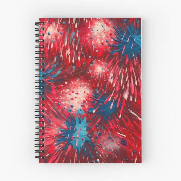 Item preview, Blue and Red Acrylic Fireworks designed and sold by IntrepidPanda.