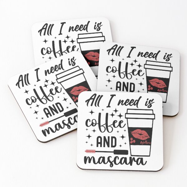 Item preview, All I need is Coffee and Mascara | Red Mascara designed and sold by PearlMoonGrapes.