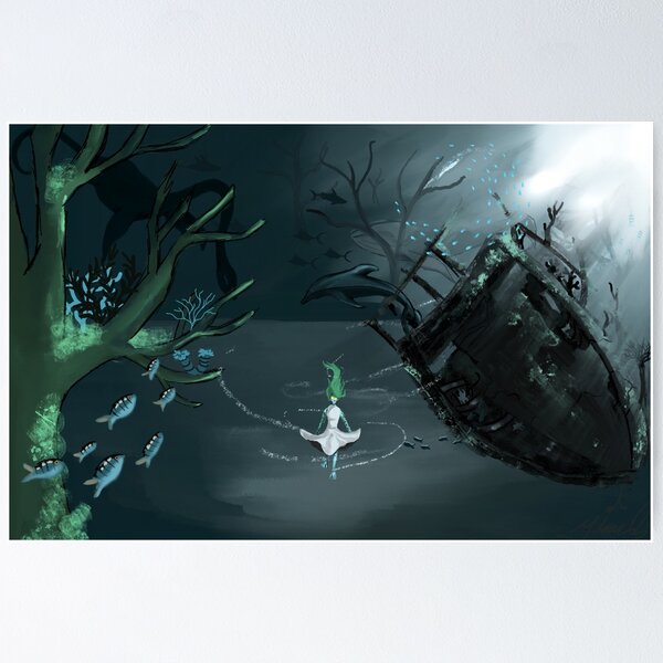 At the Ocean Floor Poster