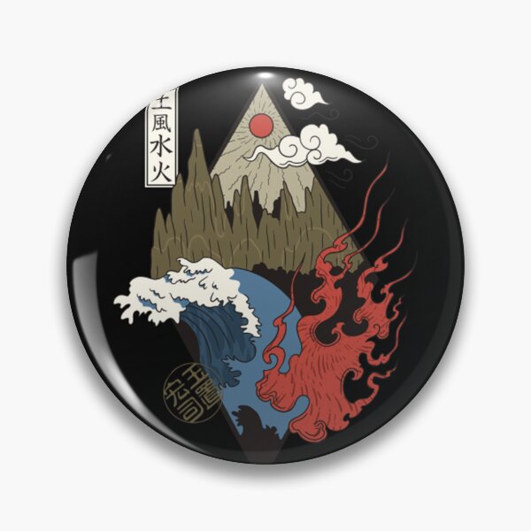 Item preview, Four Elements Beautiful Japanese Composition designed and sold by SoloMurray.