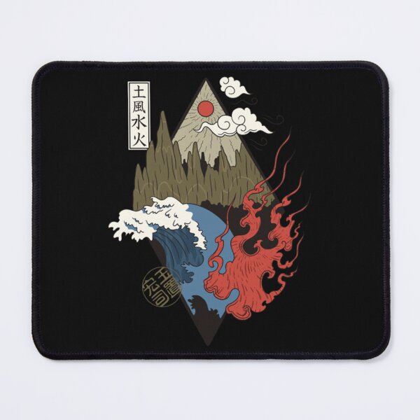 Item preview, Four Elements Beautiful Japanese Composition designed and sold by SoloMurray.