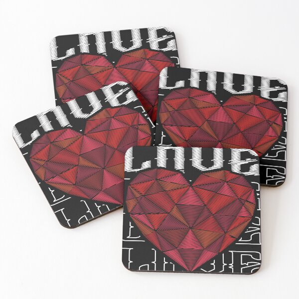 Item preview, Heart love embroidery effect designed and sold by VelvetLoveD.