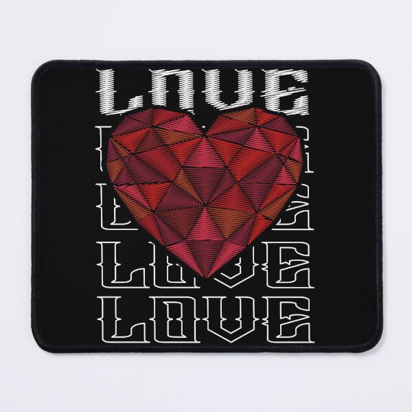 Item preview, Heart love embroidery effect designed and sold by VelvetLoveD.