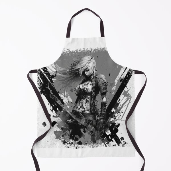 Item preview, ROCKER GIRL LEATHER SUIT SPLASH ELECTRIC GUITAR DESTROYER designed and sold by ogirdorgraphics.