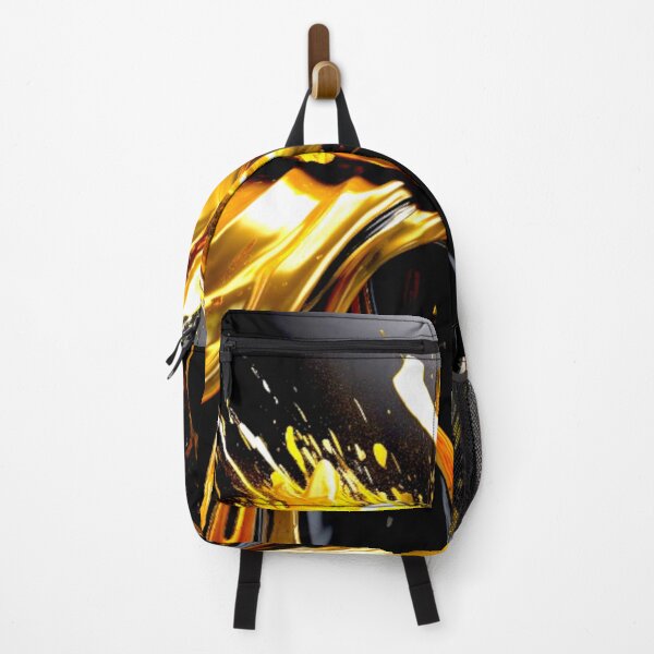 Item preview, Black and Gold Abstract Liquid designed and sold by Highlandkings.