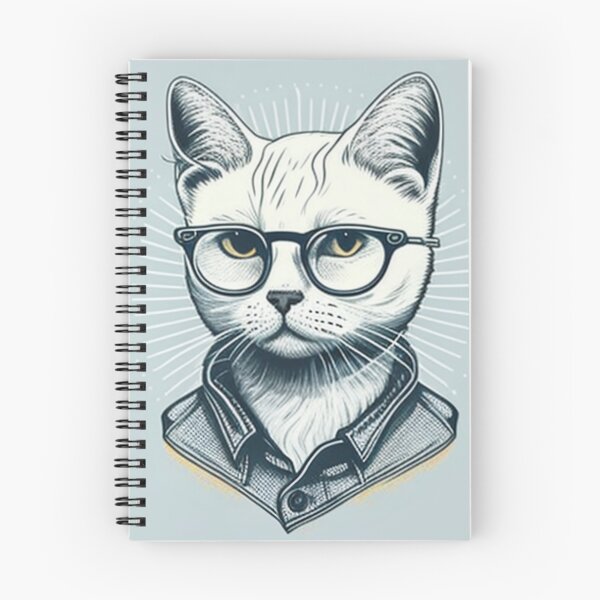 Item preview, Nerd Cat  designed and sold by PetPrintPalace.