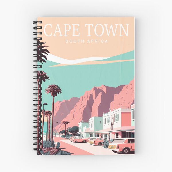 Item preview, Cape Town South Africa Poster in Pastel Colors designed and sold by AsteriskHouse.