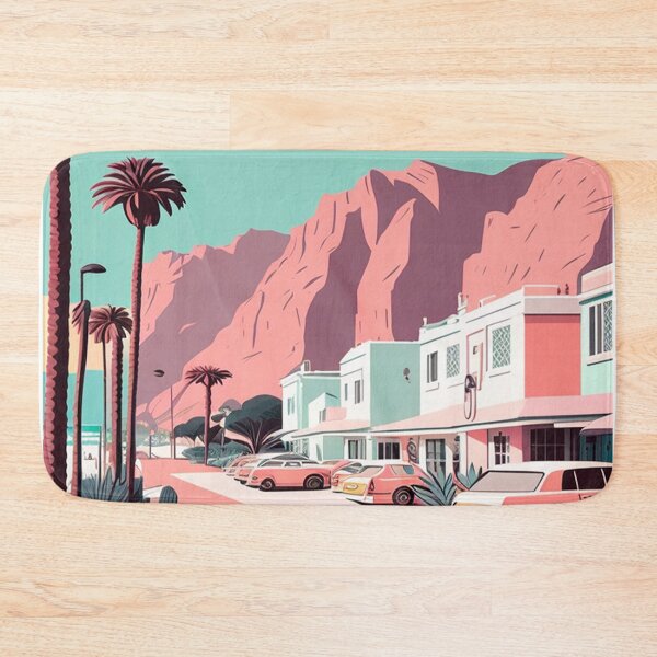 Item preview, Cape Town South Africa Poster in Pastel Colors designed and sold by AsteriskHouse.