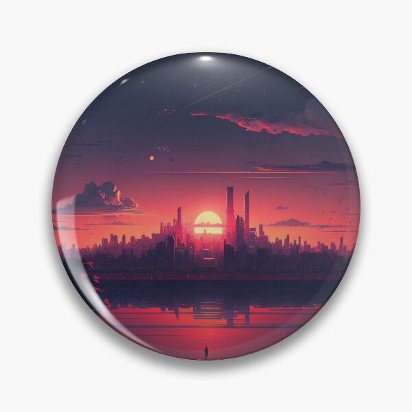 Item preview, City Sunset 2 - 都市の夕焼け 2 designed and sold by SugoiDigi.