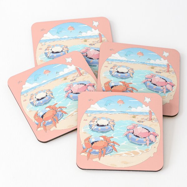 Item preview, Crabs chilling at the beach designed and sold by etherElric.
