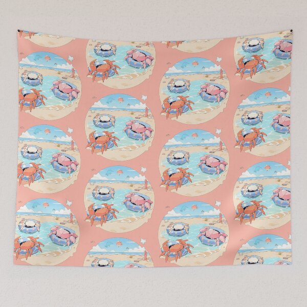 Item preview, Crabs chilling at the beach designed and sold by etherElric.