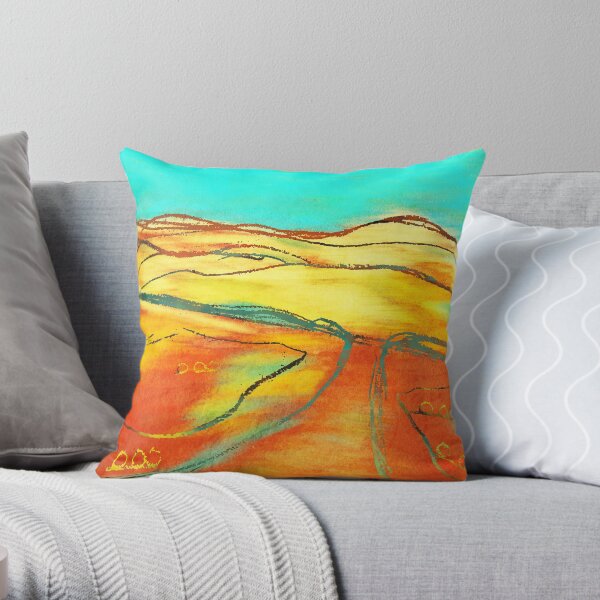 The Road Home Throw Pillow