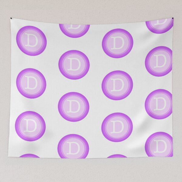 Item preview, Purple letter D designed and sold by madebymaddy.