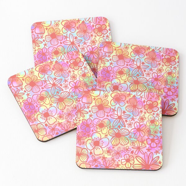 Item preview, Retro Watercolour Floral designed and sold by Stephanie McRae.