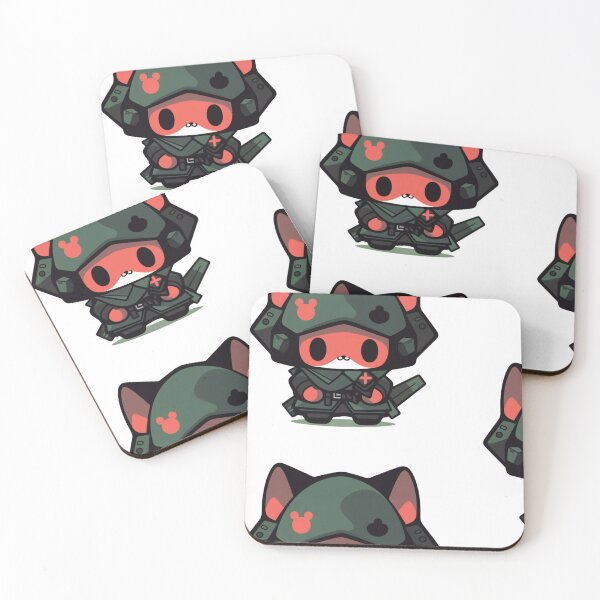 Item preview, Feline Defender - Brave Soldier Cat Sticker for Military Enthusiasts designed and sold by Cute Critters Stickers.