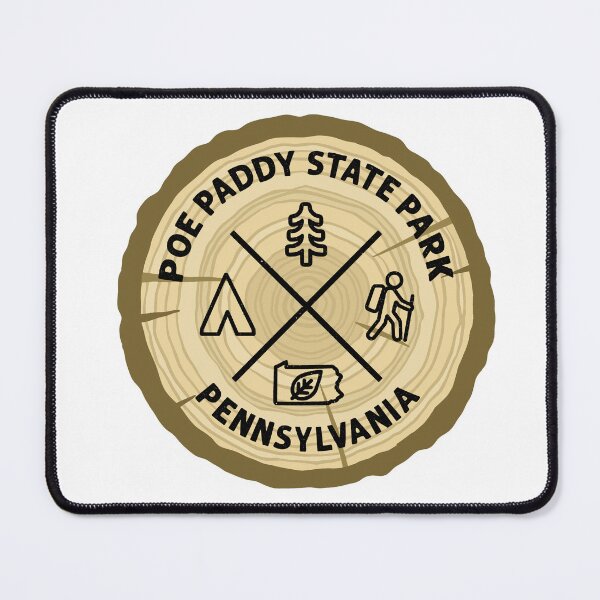 Item preview, Poe Paddy State Park Pennsylvania Log Slice designed and sold by VanyaKar.