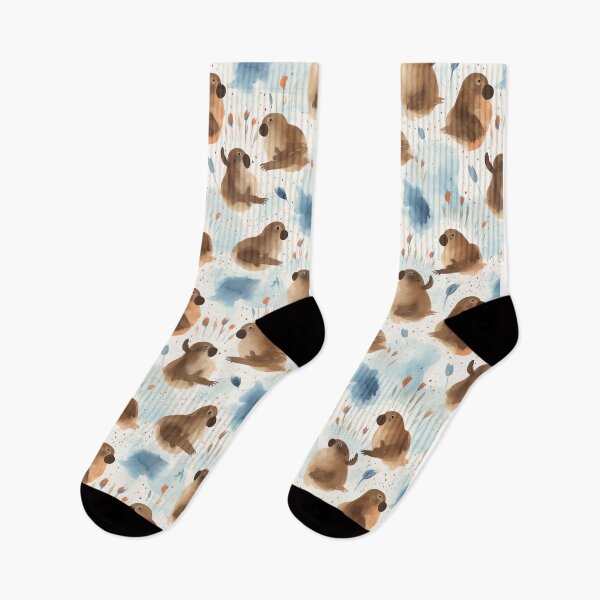 Item preview, Watercolor Platypus Pattern | Cute Animal Design designed and sold by Retro-ArtDeco.