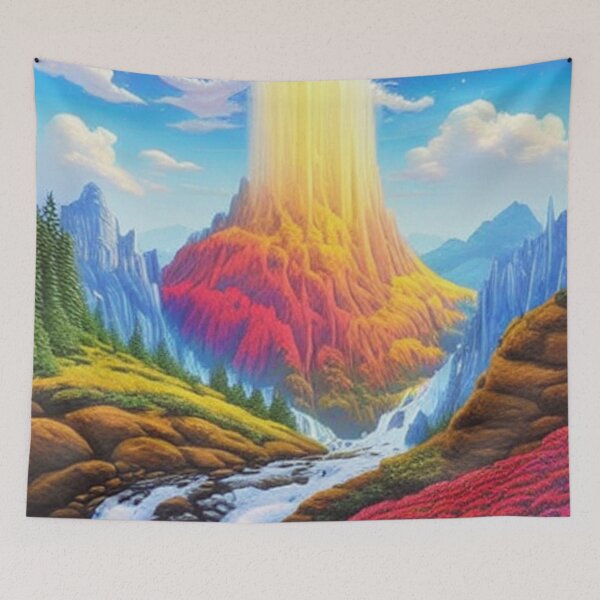 Aperçu de l'œuvre Blooming Ridge Waterfall créée et vendue par Sweet-Medley.