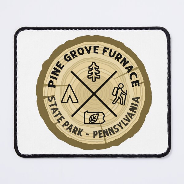 Item preview, Pine Grove Furnace State Park Pennsylvania Log Slice designed and sold by VanyaKar.