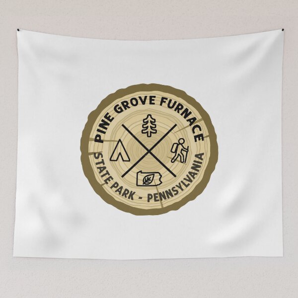 Item preview, Pine Grove Furnace State Park Pennsylvania Log Slice designed and sold by VanyaKar.