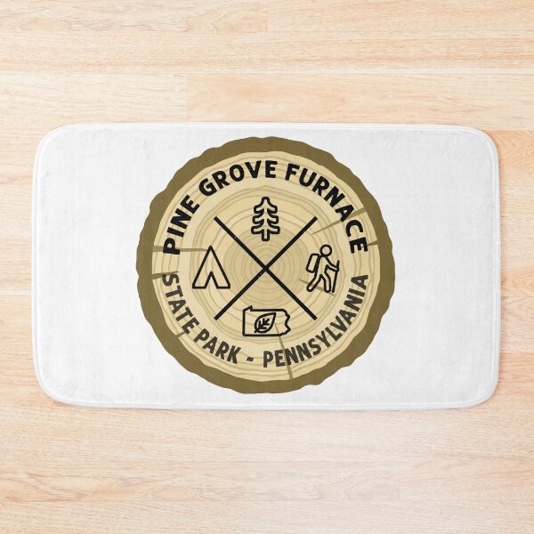 Item preview, Pine Grove Furnace State Park Pennsylvania Log Slice designed and sold by VanyaKar.