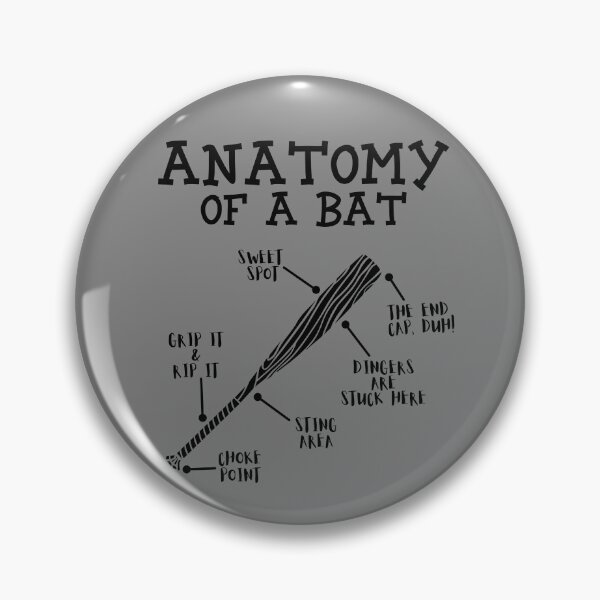 Item preview, Anatomy Of A Bat Baseball Player Boys Baseball Gear designed and sold by DynamicDesign.