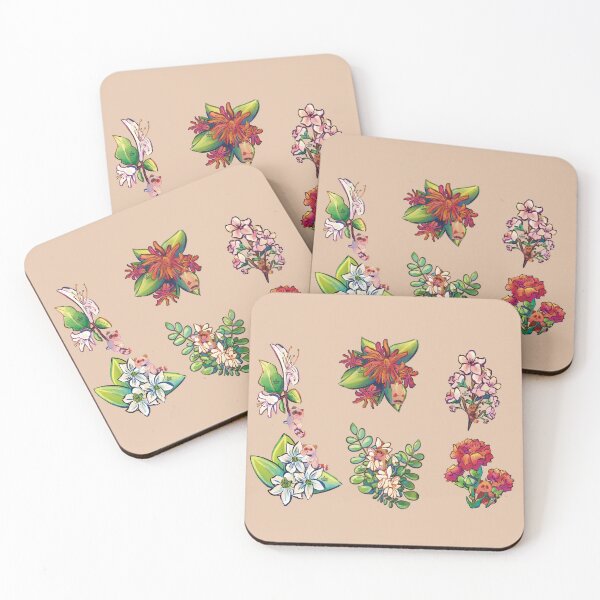 Artikelvorschau, Blumenset mit Ocs! entworfen und verkauft von A-Tanuki-Draws.