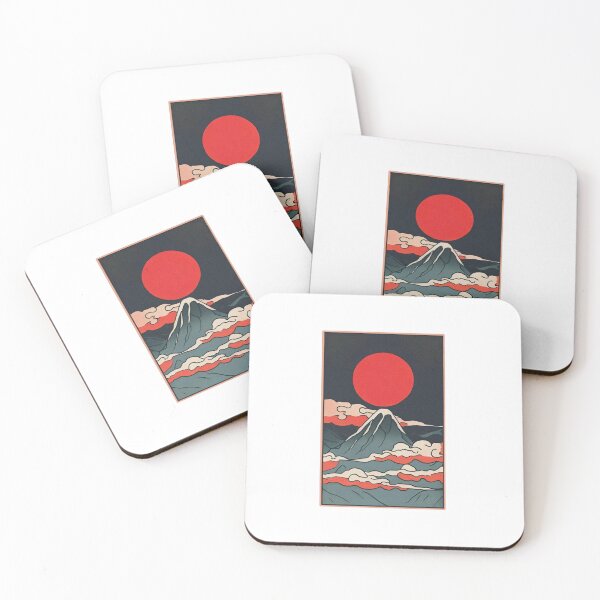 Item preview, Awesome Japanese Moon And Mountain designed and sold by Reyano.