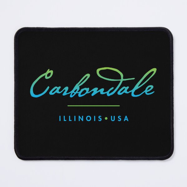 Item preview, Carbondale Illinois Typographic Design designed and sold by Futurebeachbum.