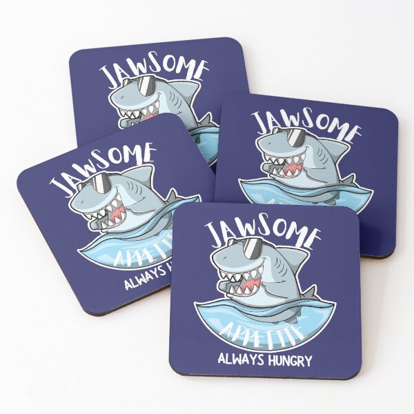 Item preview, Jawsome Appetite from a always hungry cute shark swimming in the deep blue sea designed and sold by The magic  Yellow bus.