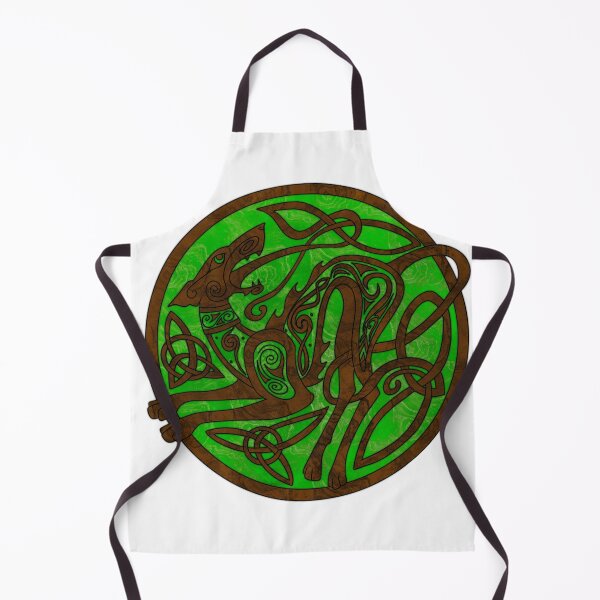 Item preview, Celtic Hound Dark Wood Green Inlay Good Boy  designed and sold by Donkjonk.