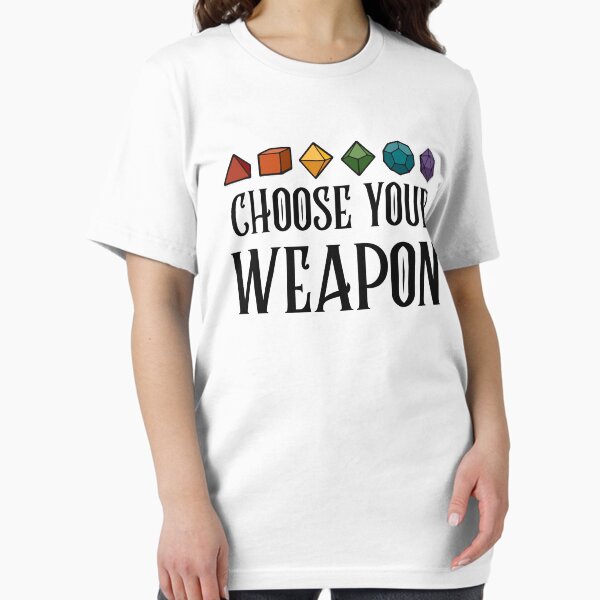 Item preview, Dungeons & Dragons - CHOOSE YOUR WEAPON (Black) designed and sold by enduratrum.